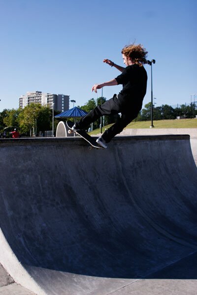 The pad rules at the downtown Houston skate park