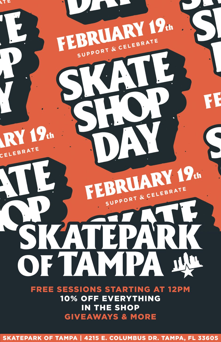 Skate Shop Day Flyer 2022