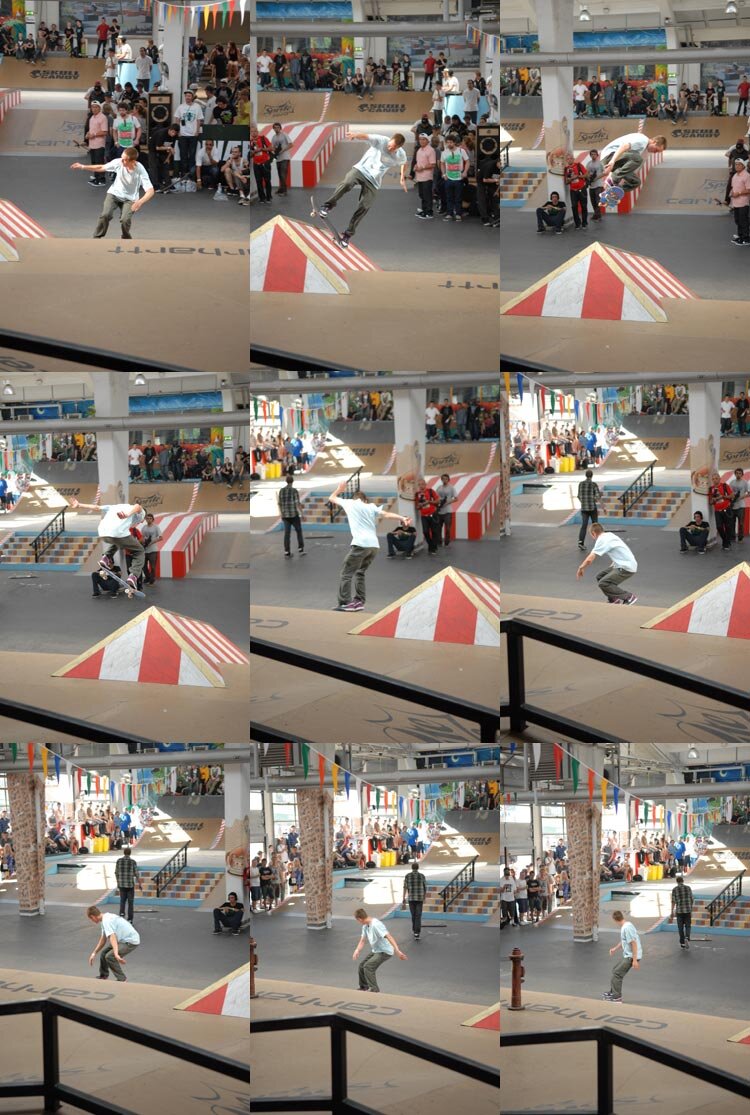 Here's a sequence of Matt Beach's wallie back 360