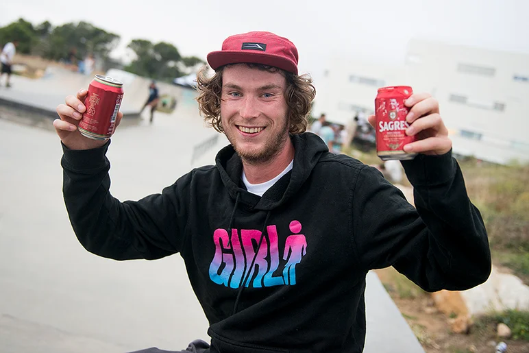 <!--daport14-->

Robbin de Wit from Holland is stoked to be at Damn Am again, and not only for skateboarding.