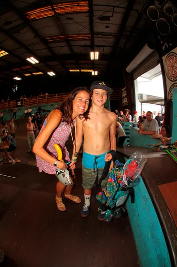 <!--btsb16-->

The proudest mom at the skatepark: Mrs. Barfield and Nash after getting 1st place.