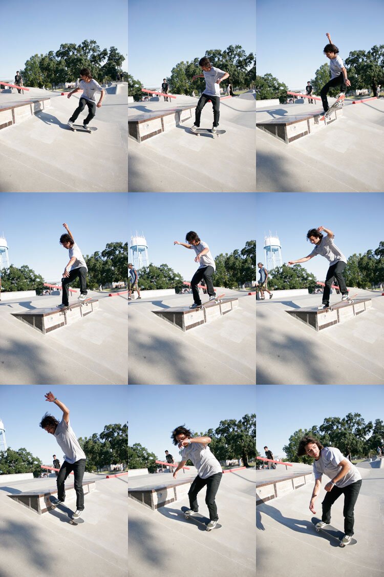 Porpe got this nollie noseslide at Hammond