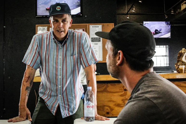 <!--consproject-->

Old friends Russ Pope & Brian Schaefer playing catch up.