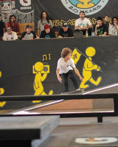 Nassim Guammaz - gap noseblunt slide.<!-- Luke McKaye Tampa Am 2012 Photos -->