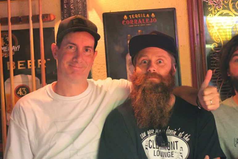 <!--PRO15FRINIGHT-->
TAMPA LEGENDS Matt Milligan and The King of Ybor, Allen Russell.