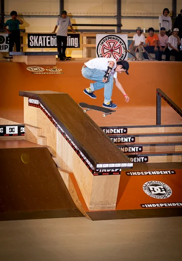 <!--daja18finals-->

Sheer hubba brutality, Sora again, this time with a Hardflip Back Grind.
