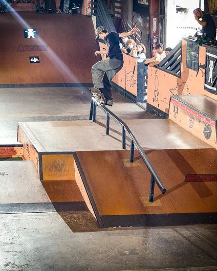 Look at the pinch on this nosegrind from Dylan! 

<!--backtoschoolbash23-->