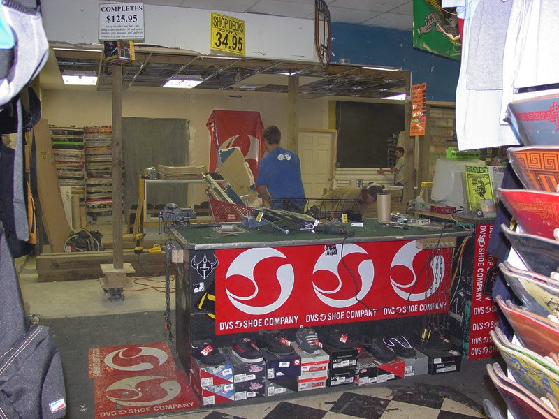 Shop expansion in 2003