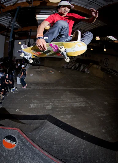 <!--dacm16-finals-->

Let me see that Thoooooonnngggg…thong, tha, tha, tha; thong! Whoops. I mean let me see Austin Thongvivong do a Frontside Tuck-Knee .. now that’s more like it!