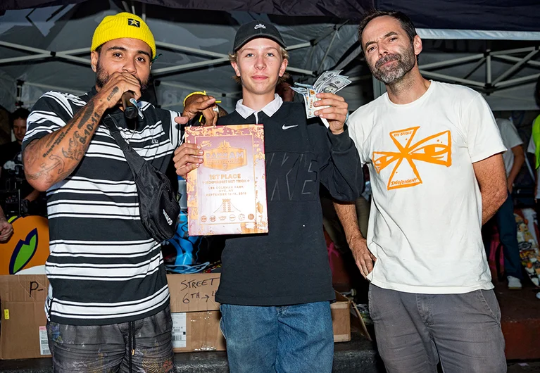 <!--dany18finalsphotos-->

Step hoppin’ all the way from Sweden!  Herman Moller Straight No-complys into 1st place for Best trick. Congrats.