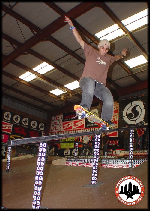 Phillip Trotter - frontside 5-0 on the big rail