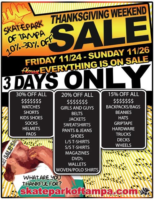 Thanksgiving Weekend Sale