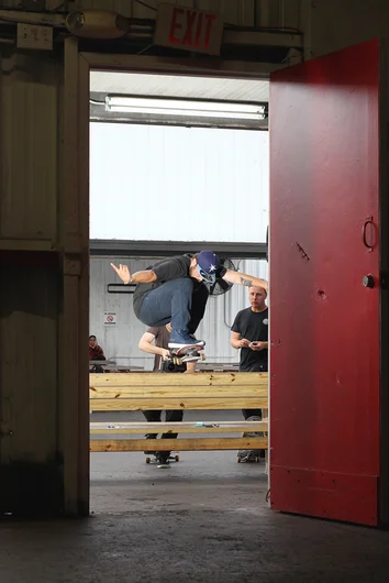 <!--creechpreem-->
Cash could’ve probably ollied over this bench and Big Koki.