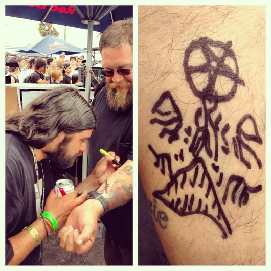 Were you lucky enough to get tagged up by Neckface?<!-- Tampa Pro 2013: Samples from Instagram -->