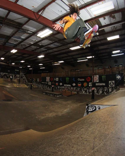 <!--cotc19deathrace-->

Steven Pineiro was throwing all kinds of airs into the Roll-in during Friday Night Practice. Don’t know if he ever landed that 720 but it was looking sick!
