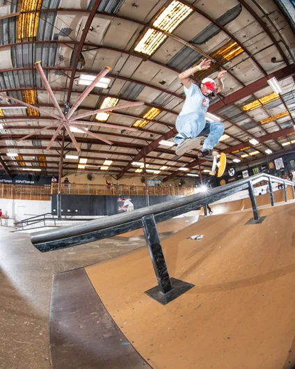 Then he comes back for the kickflip front board too. Wait your turn man!!!

<!--backtoschoolbash2022-->