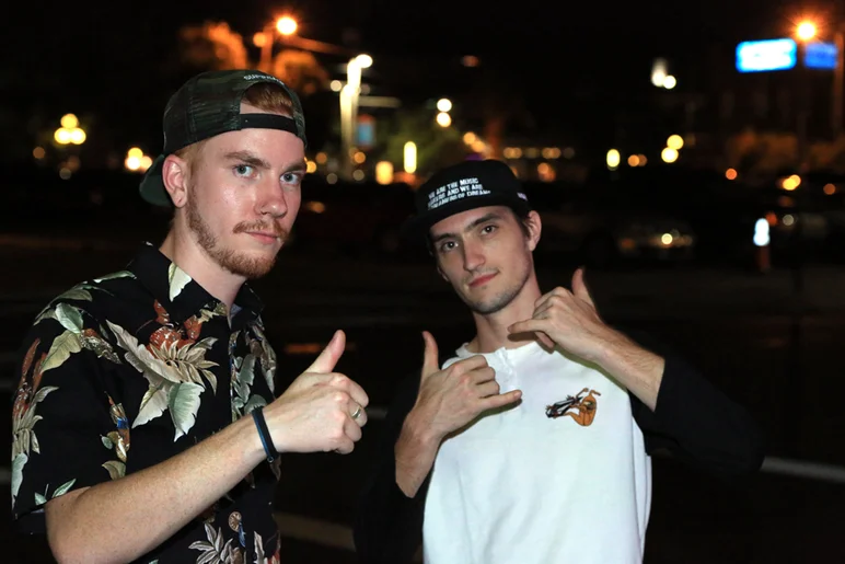 <!--orchard2014-->
Mikah and Andy were hyped on the Orchard video.