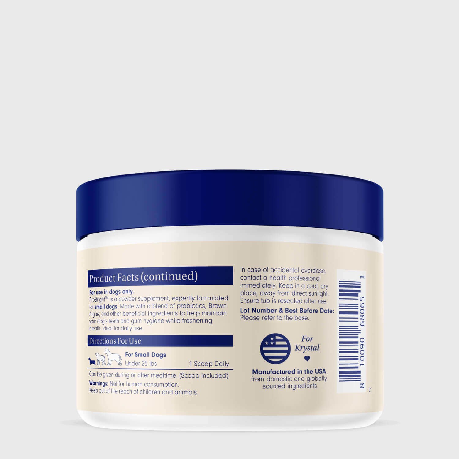 product facts continued small