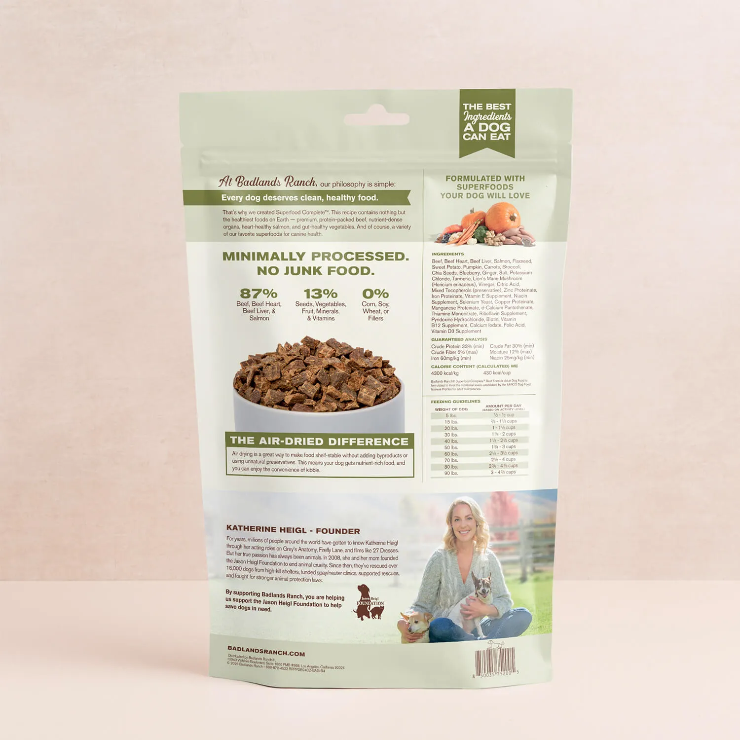 Image of Superfood Complete Beef (back view)