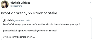 Vlad's Twitter Post