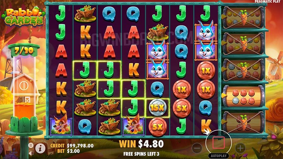 Rabbit Garden proberen met Free Spins