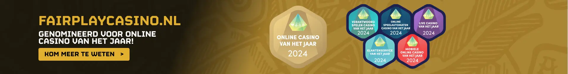 Stem op Fair Play Online Casino voor de Verkiezing van Online Casino van het Jaar 2024!