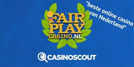 CasinoScout.nl neemt Fair Play Online op in lijst met beste online casino’s