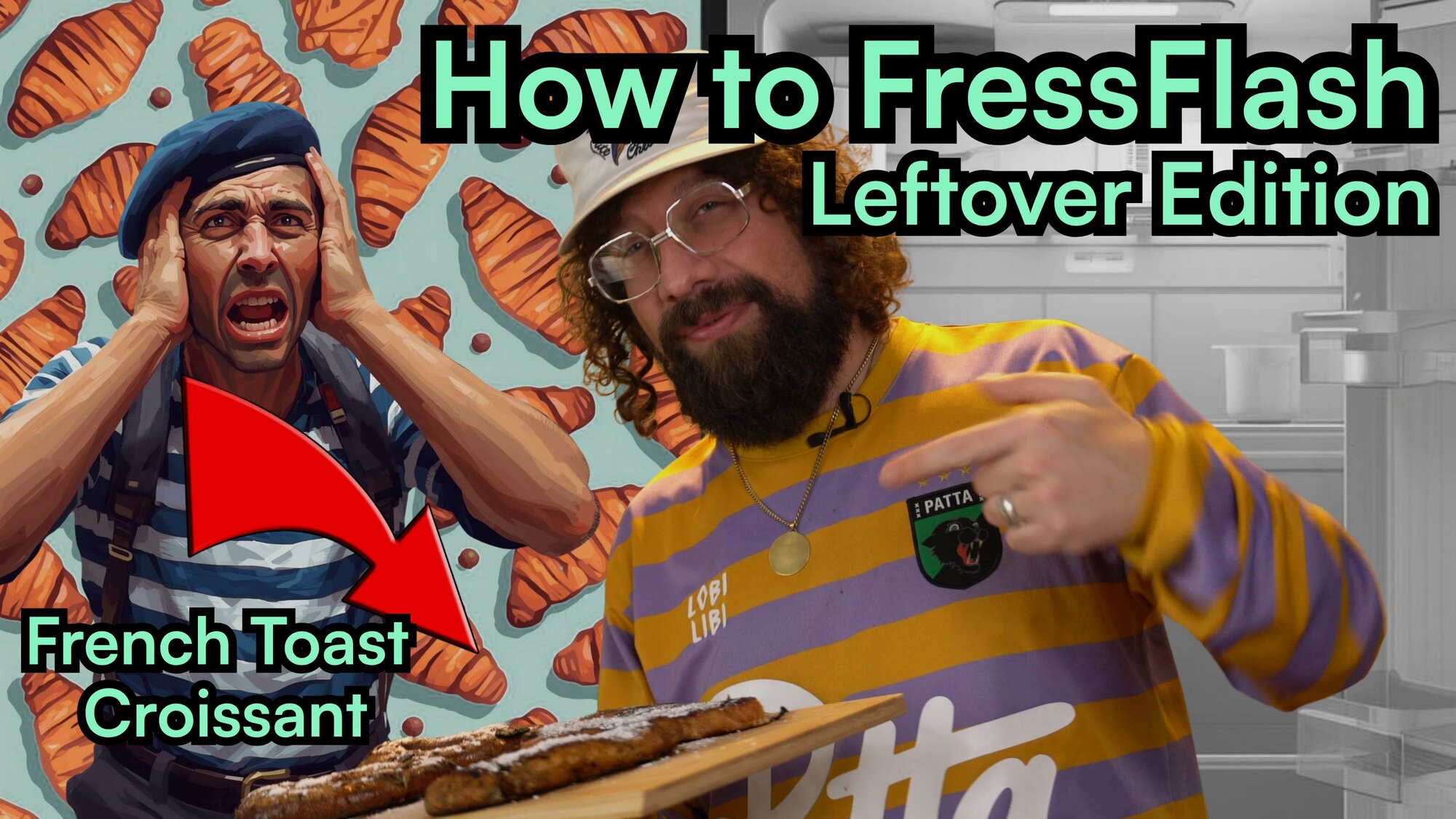 How To FressFlash: Leftover Edition – French Toast Croissant