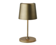 Lumen batteri bordlampe i antik med 3 lysniveauer