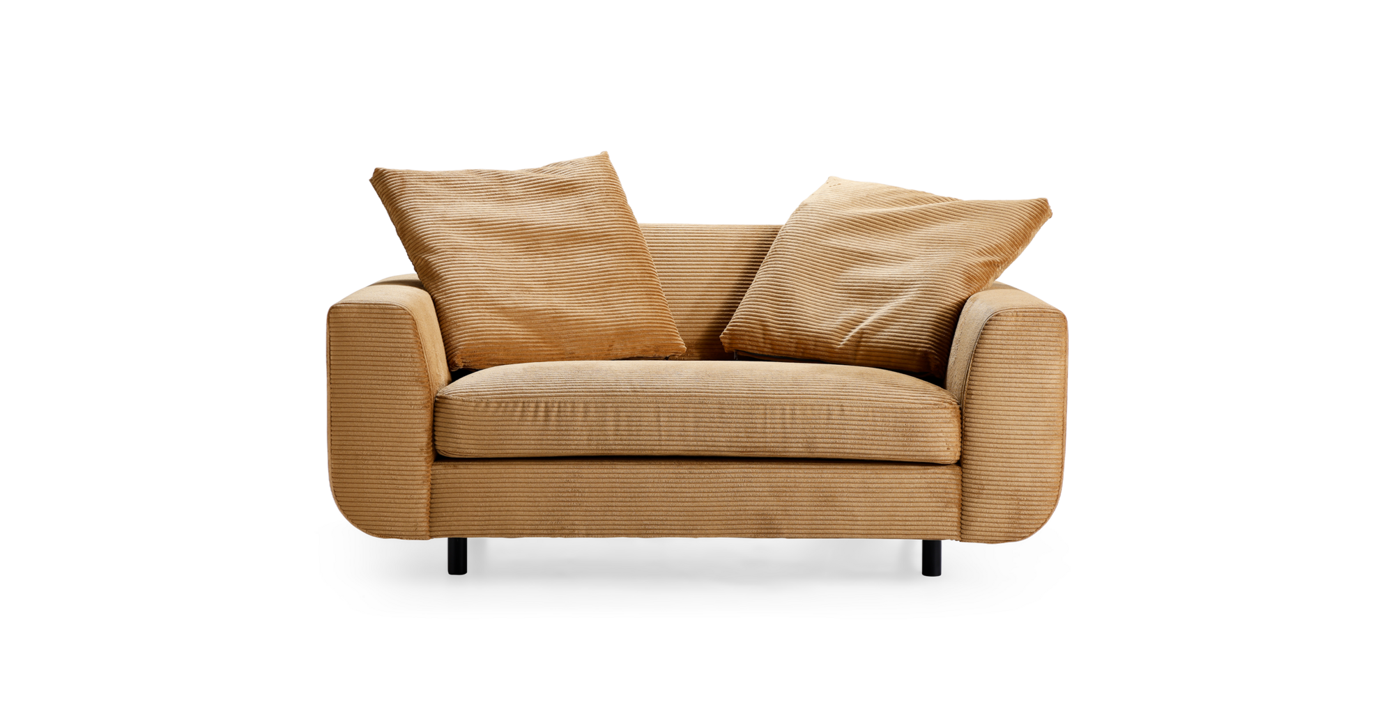 Motive Love Chair/2 personers stol i gul fløjl