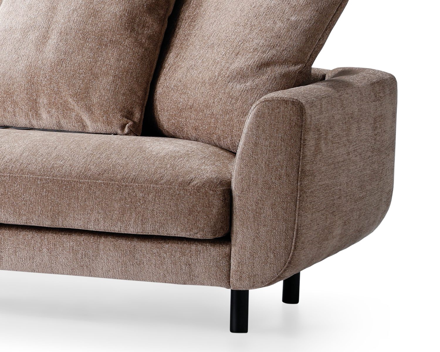 Sofa 4 Pers. Motive grøn fløjl