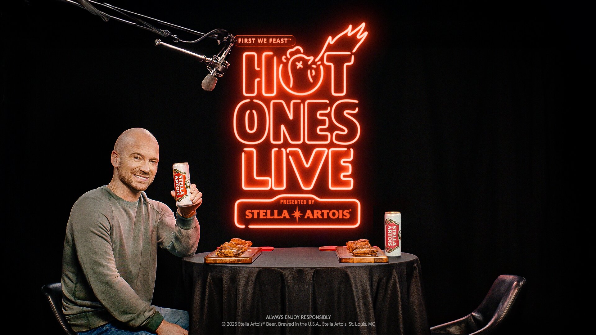 Stella Artois Turns Up the Heat to Celebrate Hot Ones’ 10th Anniversary with First-Of-Its-Kind Live Episode Fan Experience