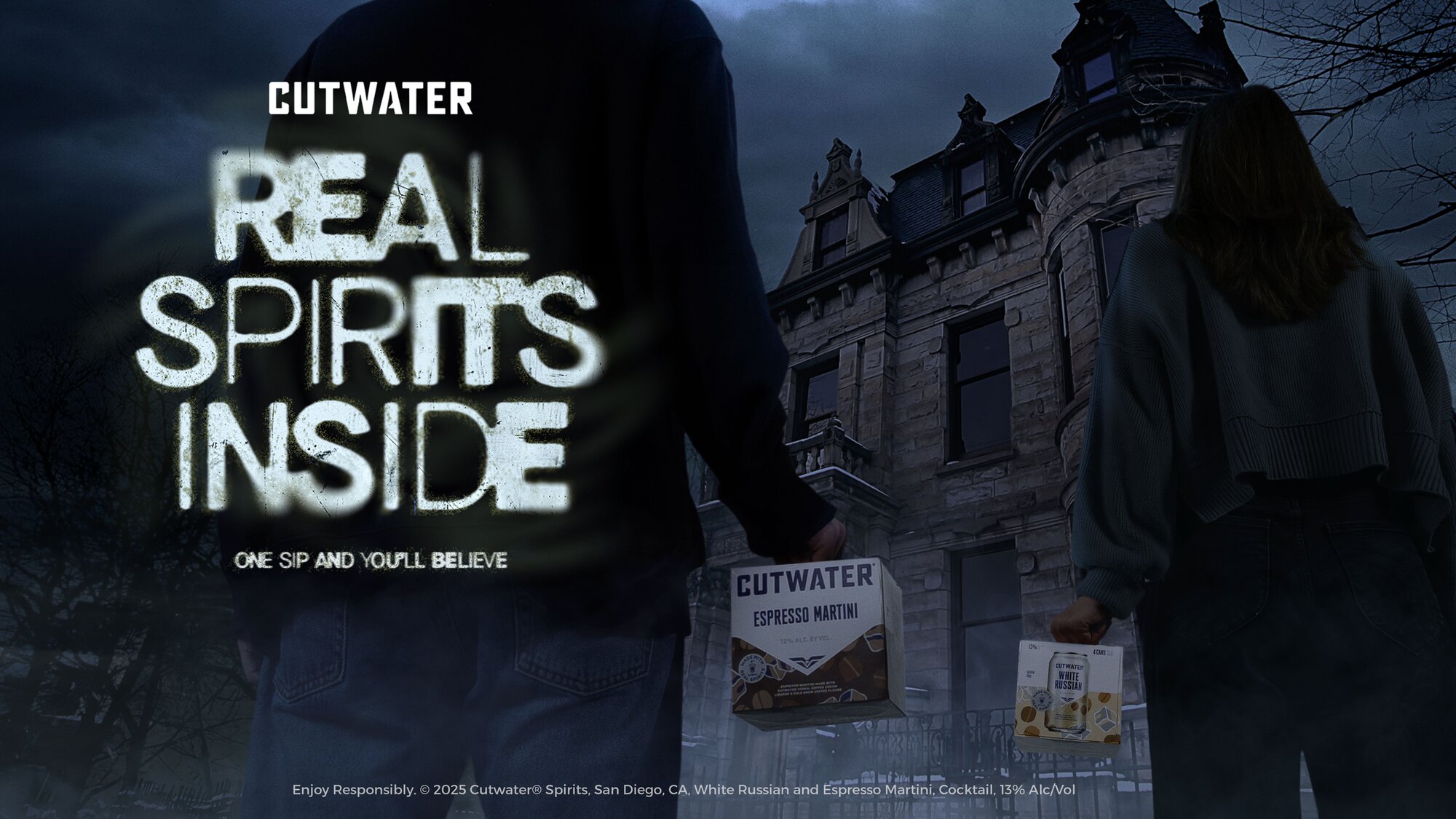 Cutwater Invites Fans to Discover the ‘Real Spirits Inside’ at One of America’s Famous Haunted Houses This Halloween