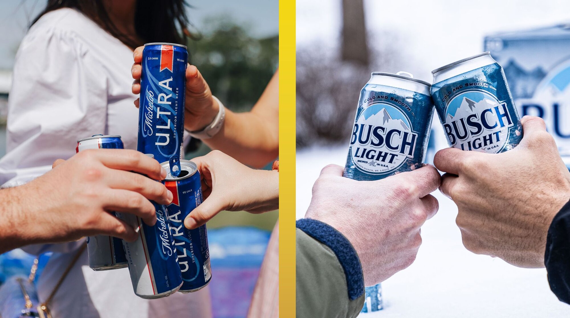 Anheuser-Busch’s Michelob ULTRA and Busch Light Surge As Top 2 Fastest-Growing Brands in Beer Industry