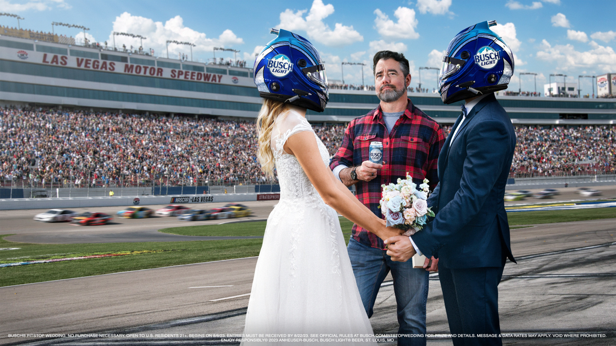 Save the Date: Busch Light to Host the Fastest Wedding in Vegas During NASCAR Race Pit Stop