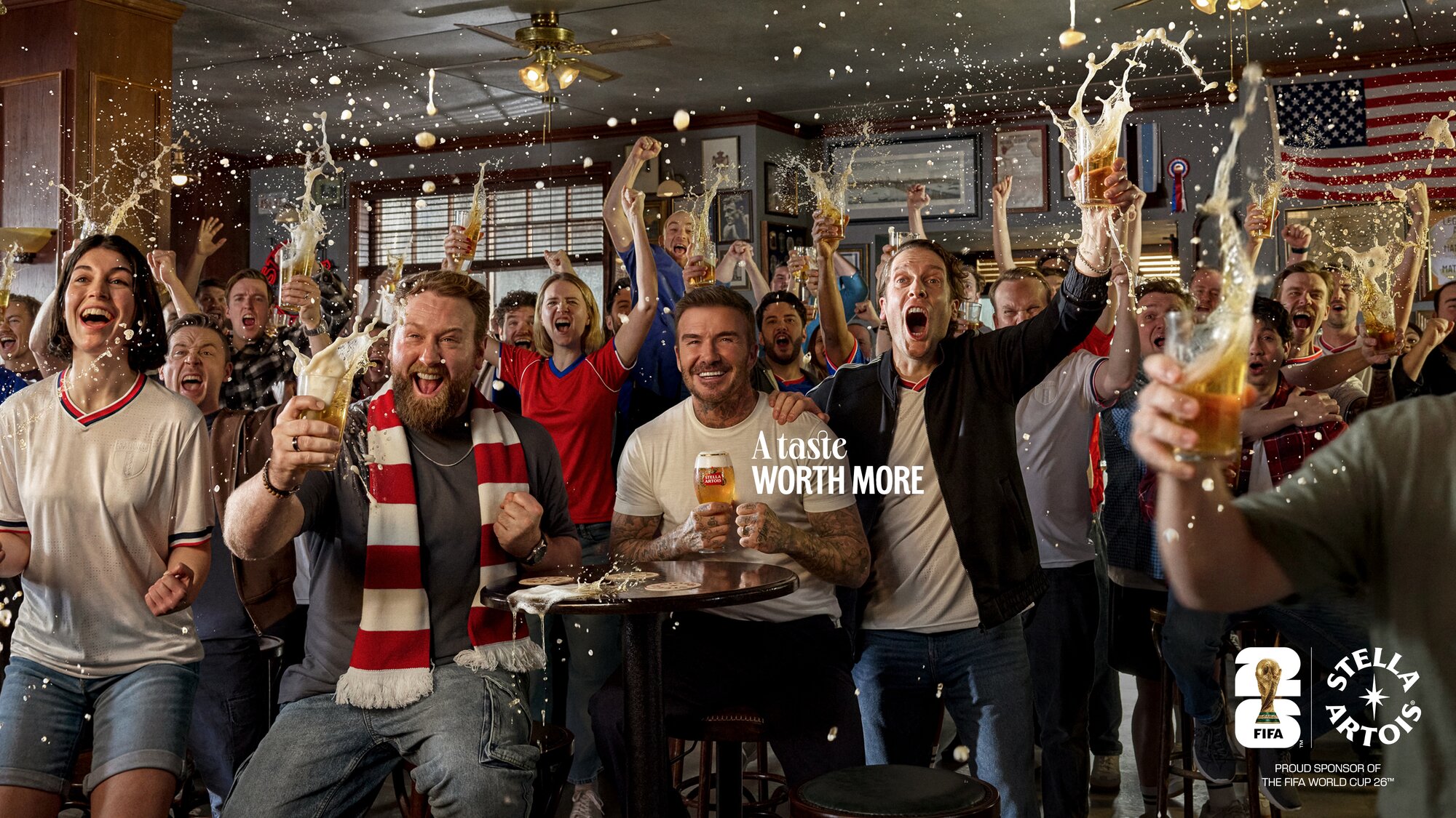 David Beckham and Stella Artois Celebrate the Bar as a True Home of the FIFA World Cup 2026™ Experience