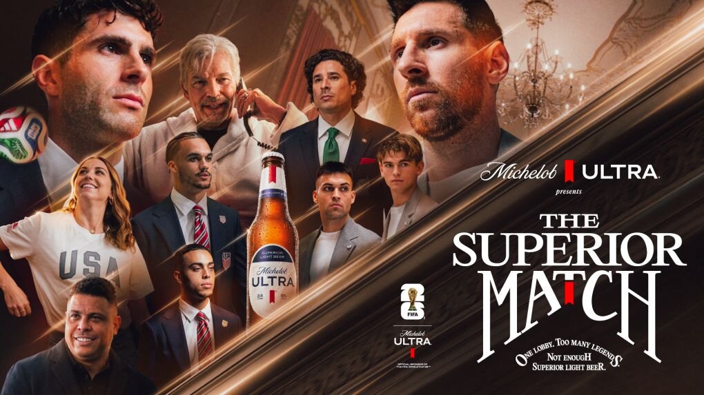  Lionel Messi and Christian Pulisic Face Off in Epic Match for Billy Bob Thornton's Round of Michelob ULTRAs in New FIFA World Cup 2026™ Commercial