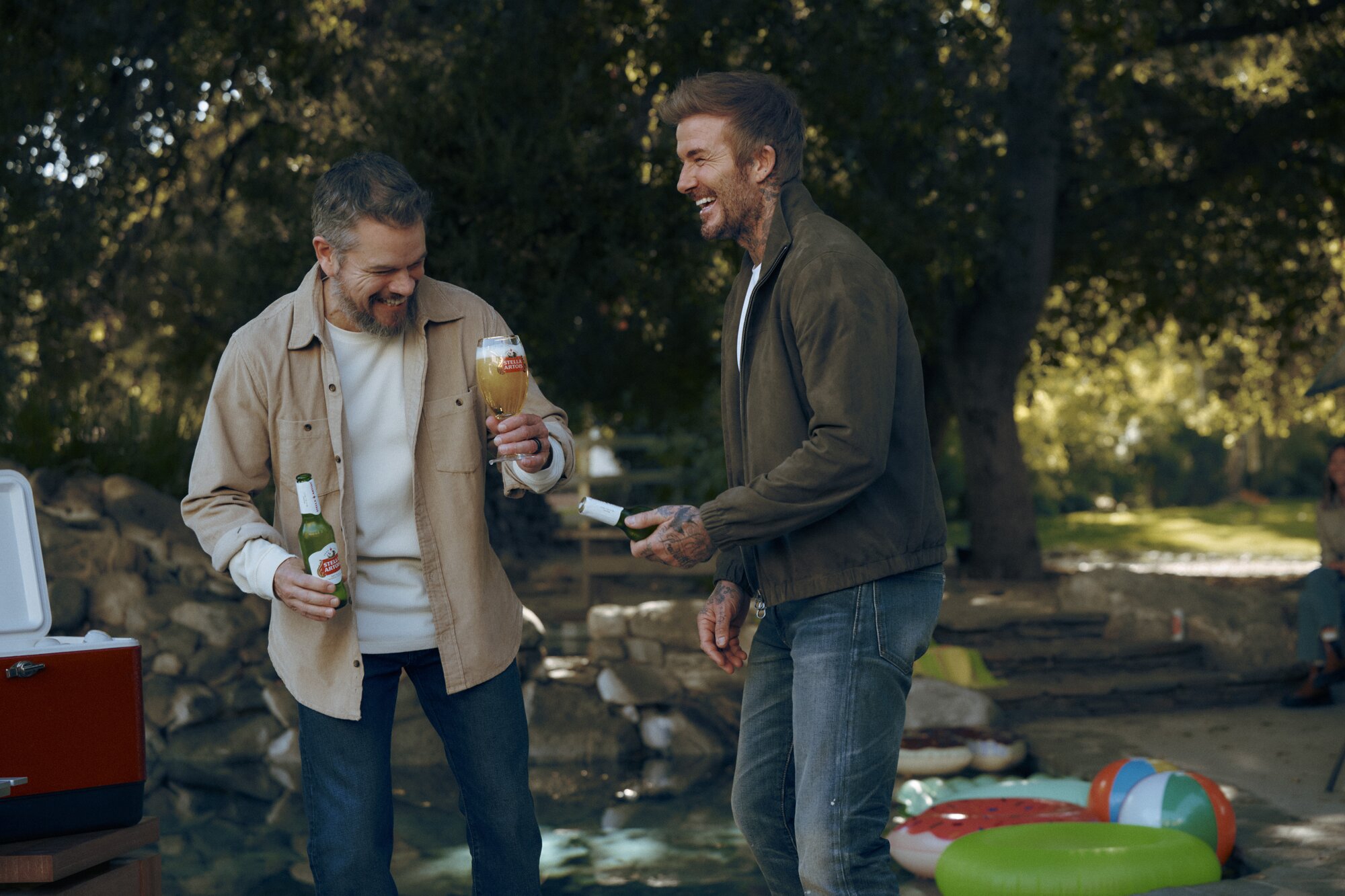 Stella Artois Taps David Beckham and Matt Damon To Bring People Together "For Moments Worth More" at Super Bowl LIX