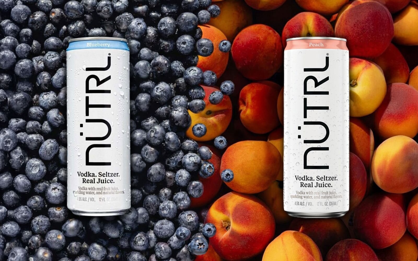 NÜTRL Grows Its Tasty Vodka Seltzer Portfolio With Two New Flavor Innovations: Blueberry and Peach