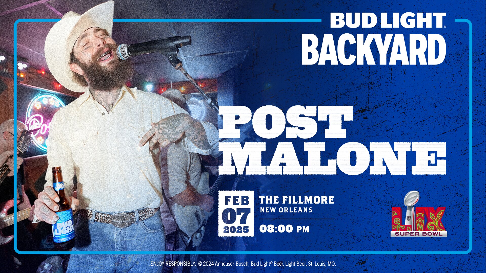 Bud Light and Post Malone Take On New Orleans with Super Bowl LIX Concert