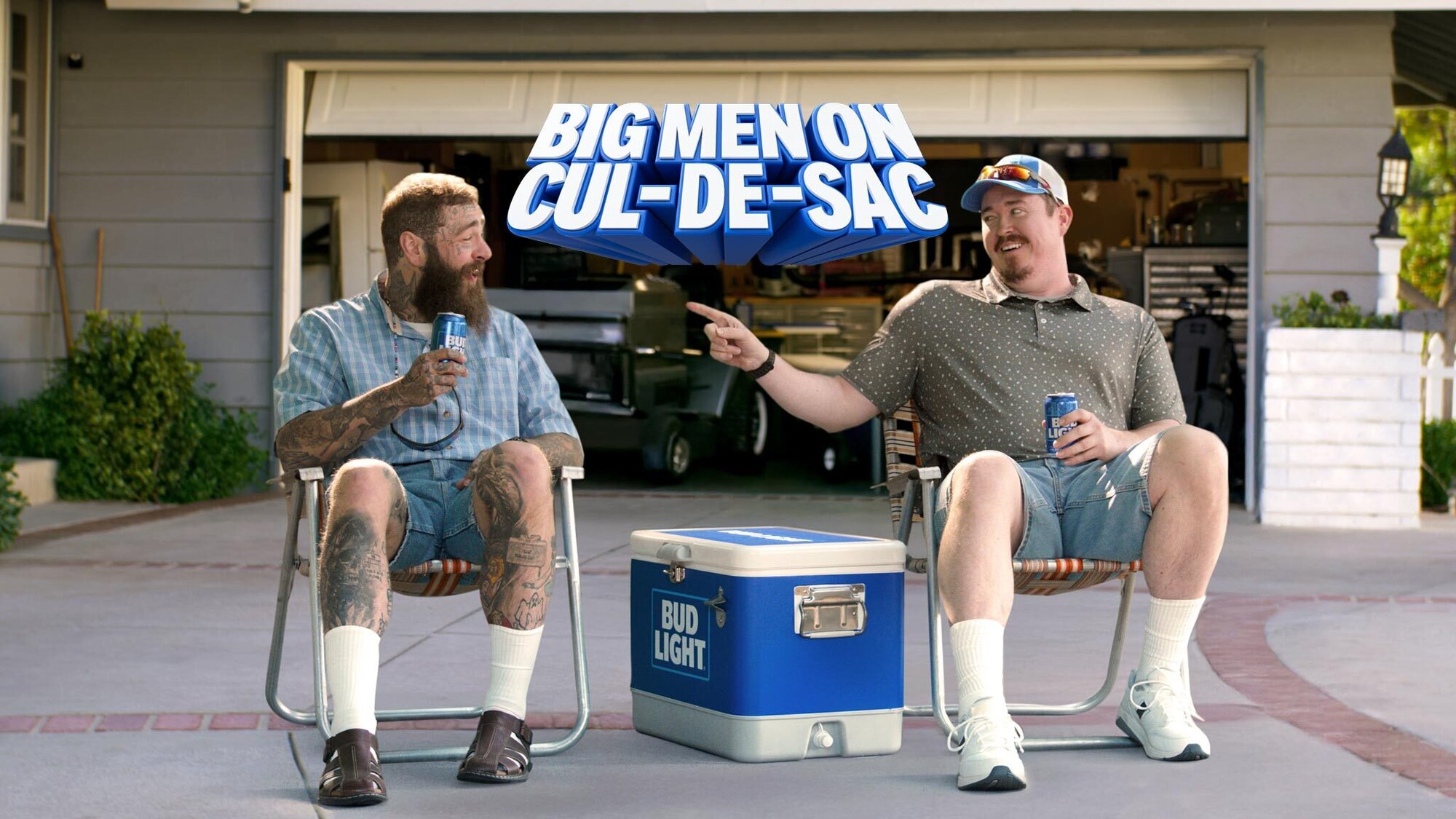 Bud Light Takes Backyard Parties to the Next Level with New Super Bowl LIX Campaign Featuring Post Malone, Shane Gillis and Peyton Manning as the ‘Big Men on Cul-De-Sac’