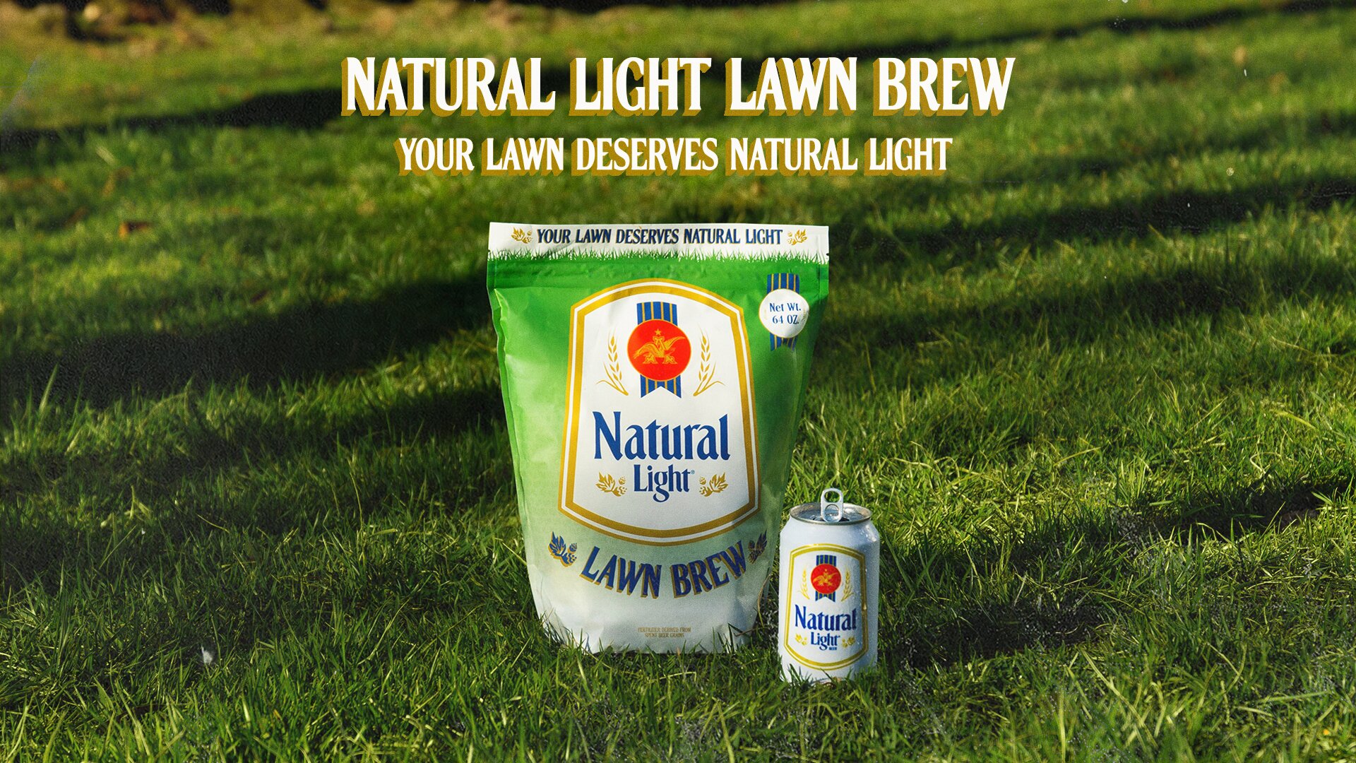 NATURAL LIGHT CREATES “LAWN BREW,” A FERTILIZER MADE WITH SPENT BEER GRAINS TO HELP FANS GROW A BETTER LAWN
