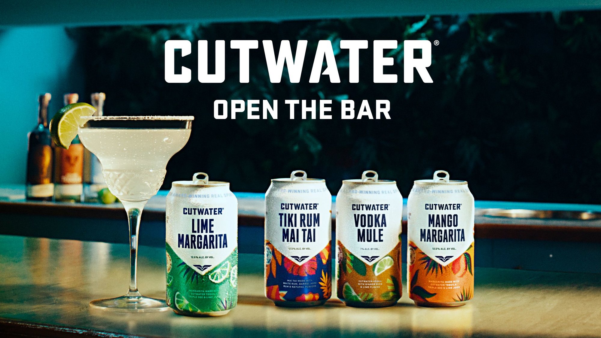 “Open The Bar”: Cutwater Aims To Make Cocktail Culture More Accessible With New Campaign And Visual Refresh