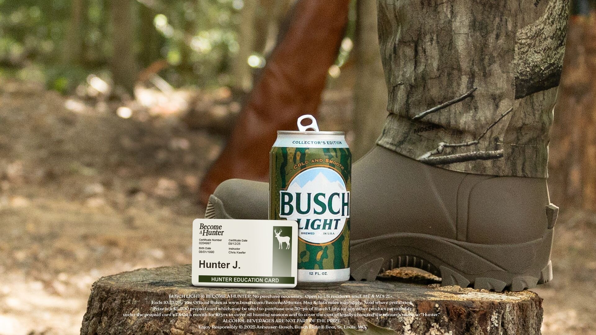 The Hunt Just Got Personal: Change Your Name to Hunter and Win Big with Busch Light