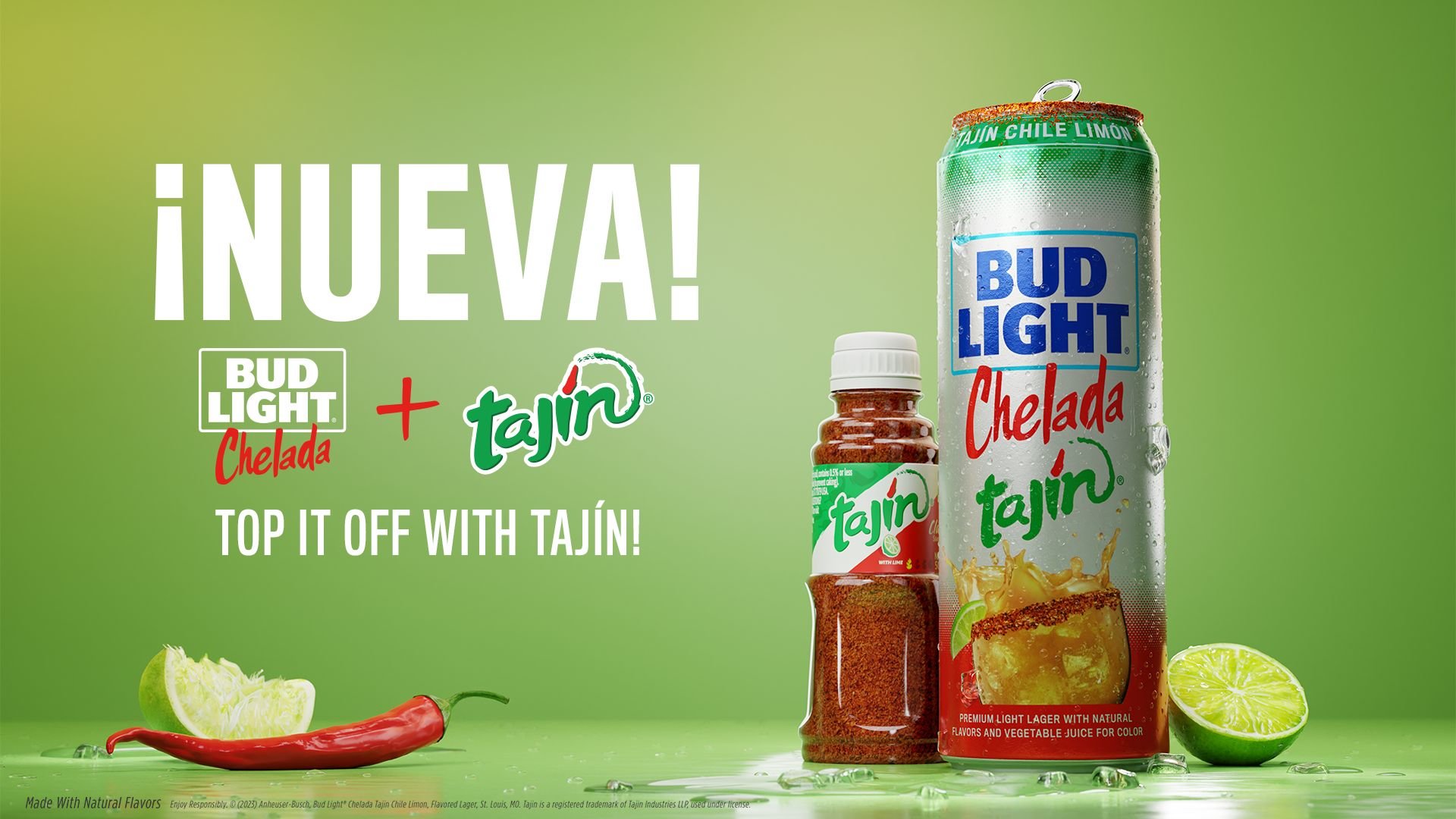 Bud Light and Tajín Are Spicing Things Up with the New Bud Light Chelada Tajín Chile Limón