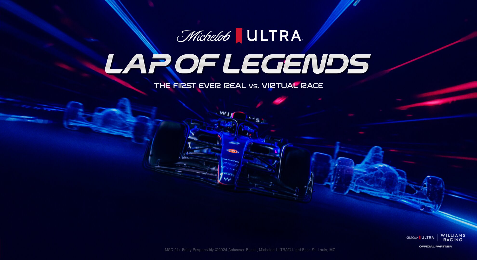 Michelob ULTRA Presents “Lap of Legends” – the First-Ever Real vs. Virtual Race Debuting in New One-Of-A-Kind Television Special