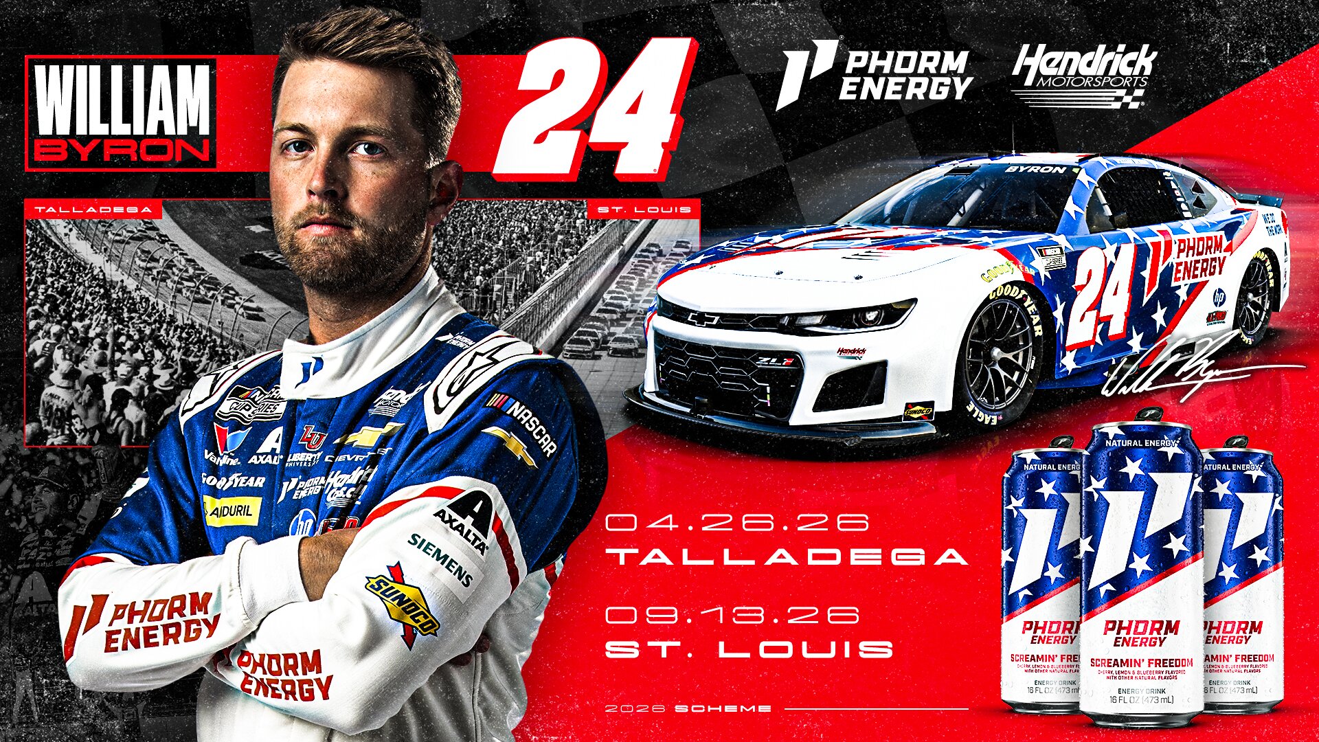 Phorm Energy Gears up for Big 2026, Adds Hendrick Motorsports' Driver William Byron & Now Available In Over 59,000 Stores Nationwide