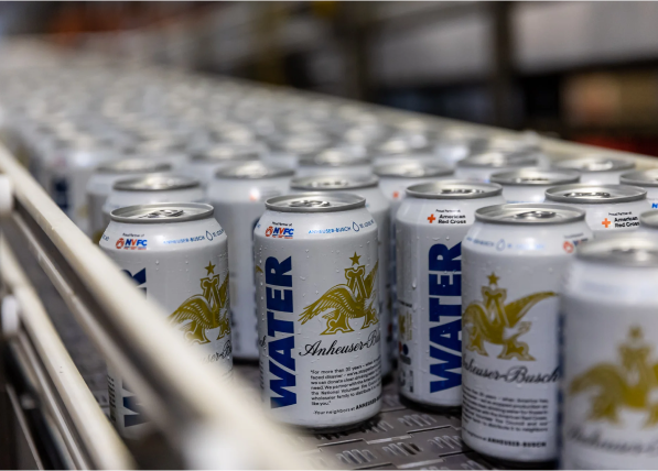 Anheuser-Busch Delivered More Than 300,000 Cans Of Emergency Drinking Water To Support Hurricane Beryl Relief Efforts In Houston