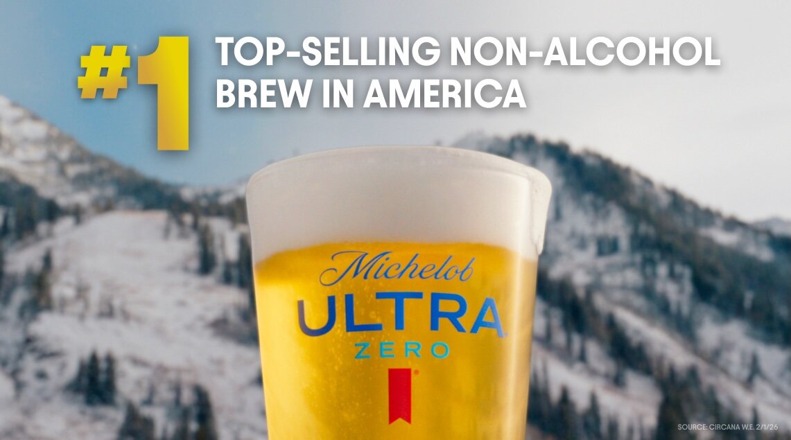 Michelob ULTRA Zero is Now the #1 Top-Selling Non-Alcohol Brew in America