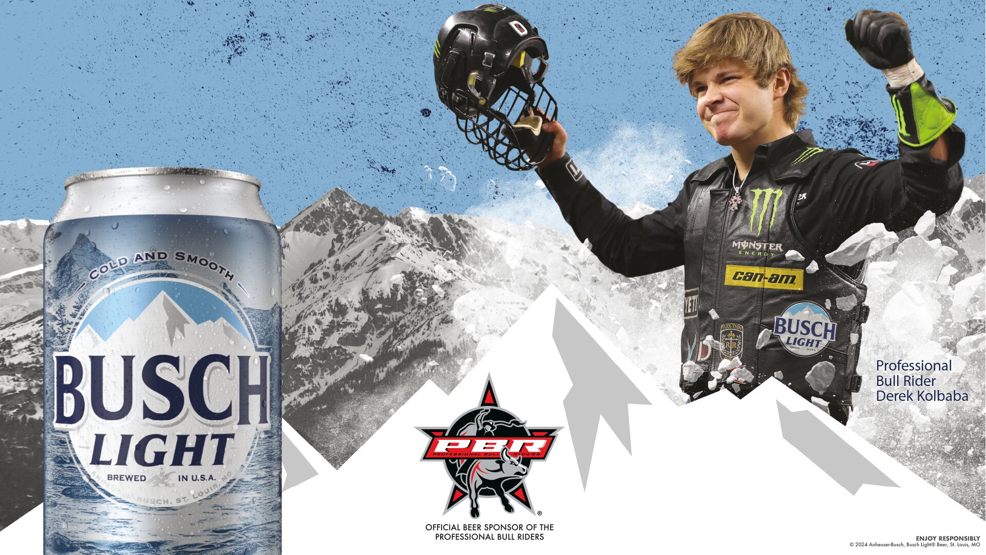 Busch Light Joins The Bullpen & Announces Sponsorship of Professional Bull Rider, Derek Kolbaba